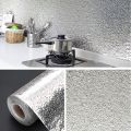 Wall Stickers Silver/Golden Wallpaper Living Room, Bedroom, Kitchen Floral Home Interior Decoration, DIY Self Adhesive Waterproof (3 meter). 