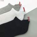 DISICHEN Sales promotion TB Men's Boat socks Luxury Brand Solid Color Crew Socks Korean Fashion Style Cotton Knitted Uni Casual 1/6 Pairs Sockings. 