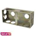 Metal Box 3*6 Inch Set Of 12. 