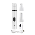 Electric Pet Nail Grinder Three-In-One Pet Suit White USB Rechargeable Multi-Function Hair Removal Shaving Nail Polish Clipper. 