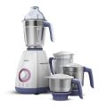 Philips Viva Collection HL7701/00 Mixer Grinder, 750 Watts, 4 Jars (Elegant Lavender and White). 
