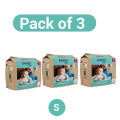 Bambo Nature Diapers size 2(S30 - Tape Style) Pack Of 3. 