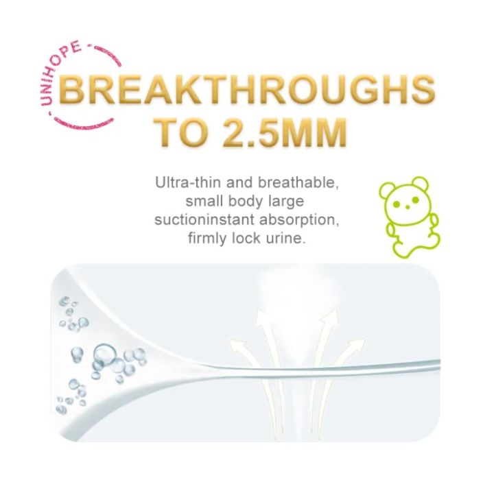 Unihope%20Natural%20Pro%20Super%20Premium%20Ultra%20Thin%20Tape%20Baby%20Diapers%20NB32%20-%20Image%205