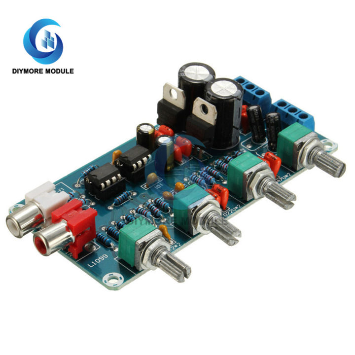 NE5532 Preamp Preamplifier Tone Board Module Treble Midrange Bass ...