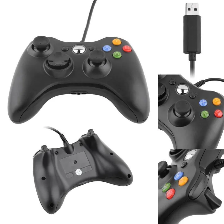 Xbox%20360%20Console%20&%20Pc%20Windows%20Usb%20Wired%20Joystick%20Gamepad%20Joypad%20Controller%20-%20Image%203