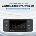 (GGBR) 2X Digital Temperature Controller 220V Cool Heat Switch Refrigerator Refrigeration Defrost Thermostat Sensor(EK-3010). 