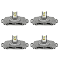 4X New for 2012-2016 3 Series F30 F31 F34 Headlight Insert Daytime Running Light DRL LED Diode Control Unit Module. 