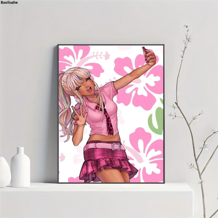 me%20Roo%20kids%20anime%20poster%20high%20heGyarBaliuzu%20Gyaru%20subculture%20female%20Qing%20poster%20Hom%20Bar%20Cafe%20caf%C3%A9%20Art%20Deco%20mural%20picture%20sale%20-%20Image%207