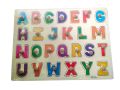 Educational Wooden English Alphabet Puzzle Board For Kids. 