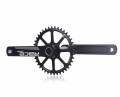 Racework Aspire Hollow Tech Crankset 170mm Crank Set With Bottom Bracket Fits With 32/34/36/38T Chainring Mountain Bike Parts. 
