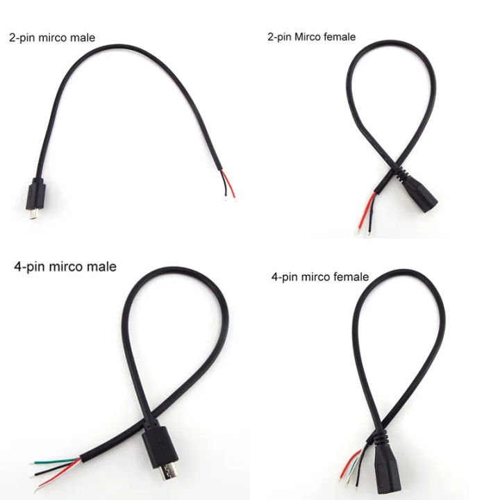 0.3m/1m/2m%20Power%20Supply%20Cable%202%20Pin%20USB%202.0%20A%20Female%20Male%204%20Pin%20Wire%20Jack%20Charging%20Cord%20Extension%20Connector%205V%20Line%20-%20Image%203