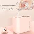 3000ml USB Air Humidifier Large Capacity Double Nozzle Ultrasonic Cool Humidificador Aroma Diffuser for Home Mist Maker Fogger. 