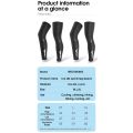 Running Sun Protection Leg Sleeve Bicycle, Black XL. 