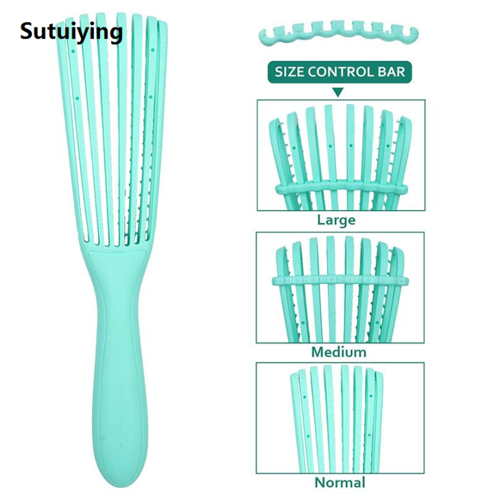 Sutuiying%20Hair%20Comb%20Detangling%20Brush%20Scalp%20Massage%20Hair%20Brush%20Detangler%20Brush%20Portable%20for%20Curly%20Hair%20Thick%20Hair%20Octopus%20Hairbrush%20Women%20Men%20Salon%20-%20Image%205
