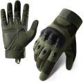 Hykes Full Finger Riding Bike Gloves with Touch proof, protective off-road Motorbike Motorcycle Racing Driving Hard Case Anti-Slip Gloves Only For Big Hands. 