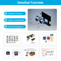 LAFVIN Robot Car Kit for Arduino for UNO R3 Programming Project 4WD Robotic Kit DIY Automation Toy Car Set with Tutorial. 