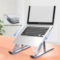 Foldable Aluminum Laptop Computer Desktop Tablet Stand. 