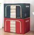 Foldable Multipurpose Breathable Clothes Storage Bag 66Ltrs(Print May Vary). 