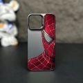 MARVEL Spider Man Phone Case Compatible for IPhone 11 15 12 14 13 Pro Max X XR XS Max Luxury Plating Metal Shockproof Soft Case. 