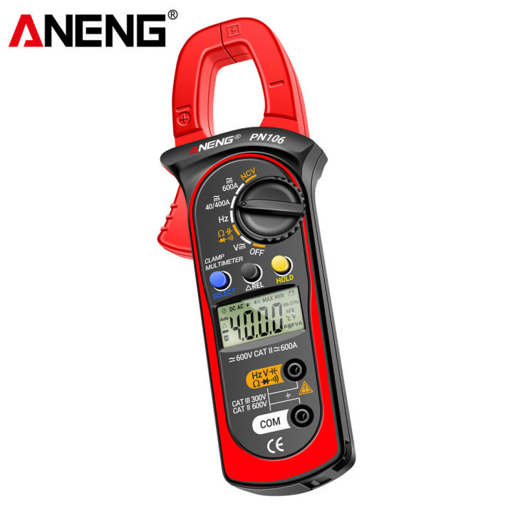 ANENG PN106 4000 Counts Clamp Meter AC/DC Ammeter Voltmeter Electric Tester True RMS Multimeter Clamp Tool for Electrician