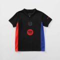 FCB Barcelona Away Black Jersey Set For Kids | Old Messi Fan Kit Jersey | Football Club Jerseys (8-13  yrs). 