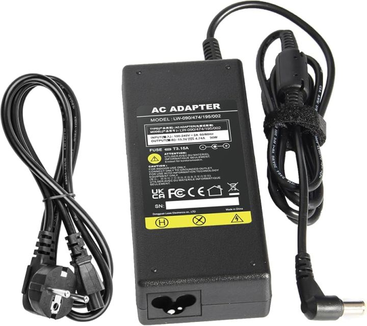 Laptop/Notebook%20Ac%20Adapter/Charger%2090W%2019.5V%204.7A%20For%20Sony%20(Yellow%20Tip%206.5Mm%20X%204.4Mm%20Connector%20With%20Pin)%20-%20Image%203