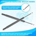 NAMUNY 2 Pack Metal Watchmaker Repair Tool Watch Hand Remover Tools Levers with Flat Blade. 