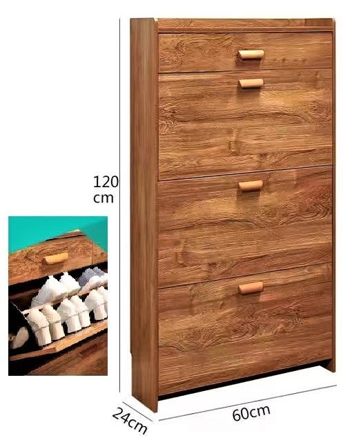 Wooden Shoe Rack (60 x 25 x 120cm)