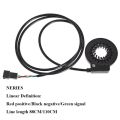Black Accessory Electric Bicycle Electric Bike Retrofit Ebike Conversion Kit PAS Assistant Sensor Hall Assistant Sensor. 