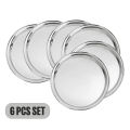 Stainless Steel Dinner Plate 10" - 6 Pcs. 