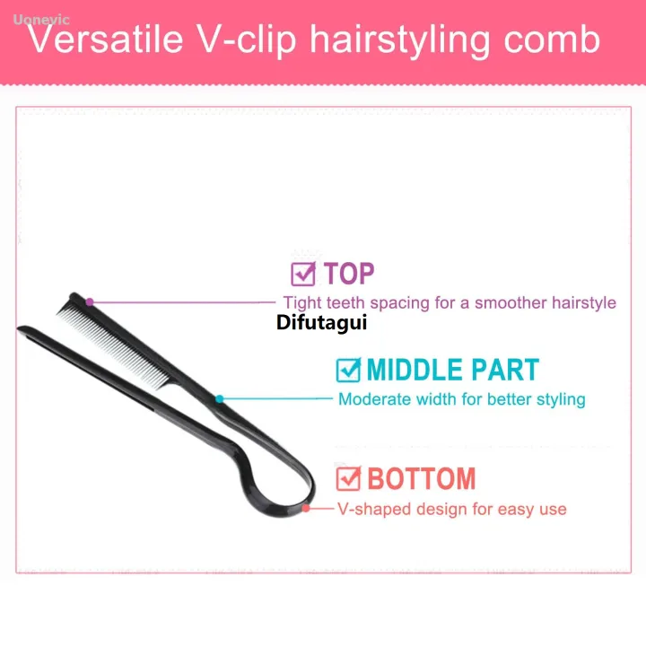 Difutagui%20-Easy%20to%20create%20a%20V-shaped%20hairstyle%20that%20is%20still%20messy%20Fifty%20percent%20Special%20discount%20when%20combing%EF%BC%8DProfessional%20straight%20forks%EF%BC%8Dperfect%20salo%20-%20Image%204
