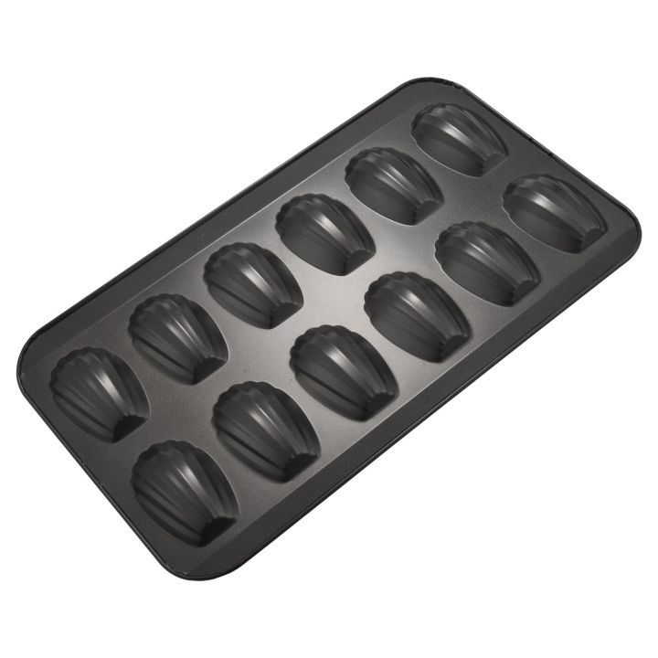 fasdaga%204%20Packs%20Non-Stick%20Madeleine%20Pot,%20Baking%20Mold%2012%20with%20Shell%20Cake%20Baking%20Tray%20Chocolate%20Non-Stick%20Baking%20Tray%20-%20Image%205