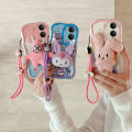 lthmy for VIVO Y17S 4G case TPU silicone 3D cartoon plush doll cute shockproof soft case phone cover with lanyard. 