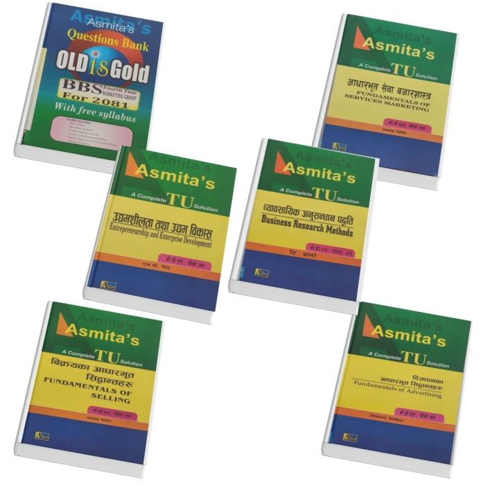 TU Solution Sets of BBS 4th Year Marketing Group 2081 Edition With Question Bank (Nepali Medium)