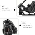 JAERBEE Bicycle Front Rear Disc Brake Caliper for XC Mountain Bike Speed Clip Dual Piston Mechanical Disc Brake Set. 