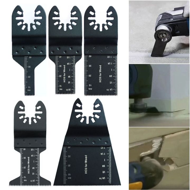 1/2Pcs Durable Renovator Oscillating Saw Blade Circular Wood Metal Plastic Cutting Multi-Function Saw Blade Universal 10/20/34/45/65mm Power Cutting Tool