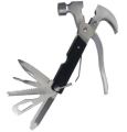 18 In 1 Stainless Steel Portable Camping Claw Hammer Type Machinist Application Multitool Hammer With Pliers. 