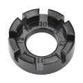 Bicycle Spoke Wrench 8 Way Groove Bike Wheel Rim Adjuster Spanner Bicycle Repair Tool Spoke Tool Black. 