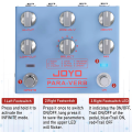 -31 Guitar Effect Pedal Stereo Input/Output,9Reverb Types Studio-Grade Sound Quality. 