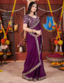 Embroidered Banarasi Pure Silk, Art Silk Saree For Women. 
