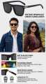 Sunglasses for Men & Women (UNISEX) - Simple Square Minimalist Style. 