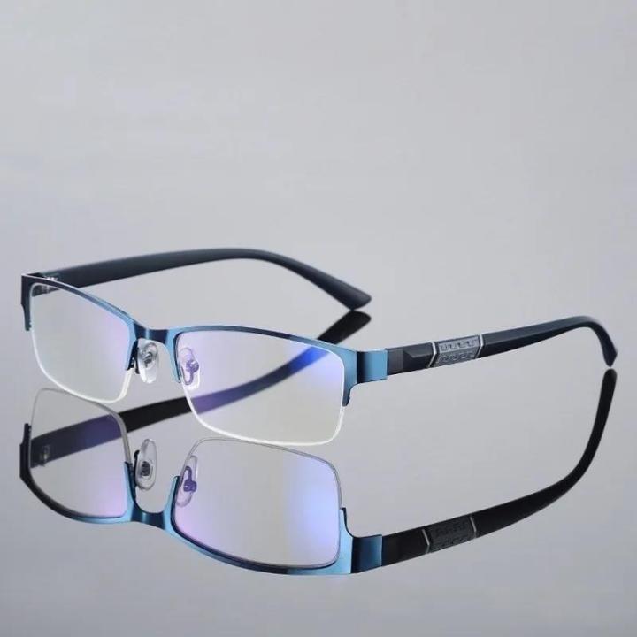 Anti%20Blue%20Reading%20Glasses%20Men%20Half-frame%20Glasses%20Business%20Style%20Male%20Eyeglasses%20For%20Old%20People%20Glasses%20With%20Grade%20+100~+400%20-%20Image%204