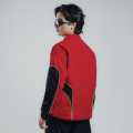 HUBA Unisex Red Color Wrinkle Reverse Racer Jacket For Men and Women. 