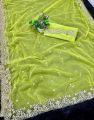 Latest Assam Silk Net Yellow hazaar butti Net Embroidered Saree With Blouse | Trendy Party & Festive Wear | Traditional Ethnic Fashion | Buy Online. 