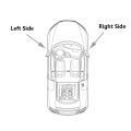 Car Mirror Puddle LED Light Rearview Mirror Courtesy Lamp Right. 