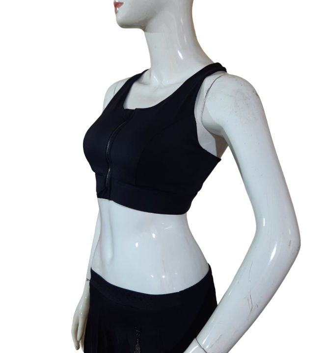 Front%20Zipper%20Shock%20Proof%20High%20Impact%20Fitness%20Breathable%20Fixed%20Cup%20Sports%20Bra%20For%20Women%20-%20Image%204