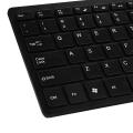 Ultra Thin Quiet Small Wired Keyboard Mini Multimedia USB Keyboards for Laptop. 