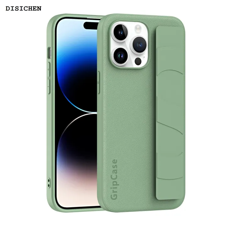 DISICHEN%202025%20New%20Skin%20Elastic%20Wrist%20Grip%20Back%20Cover%20Phone%20Case%20For%20iPhone%2013%20Pro%20Max/iPhone%2014/iPhone%2014%20Pro%20Max%20-%20Image%205