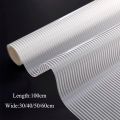 New Reeded Glass Window Privacy Film Opaque UV Protection Static Shading Stripe Decorative Window Film Anti-peep Glass Frosted Film. 