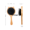 Difutagui Hairbrush detangling massage scalp handle bristle wild boar natural 【2025 Version】 brush bamboo hair comb anti-static comb styling tool. 